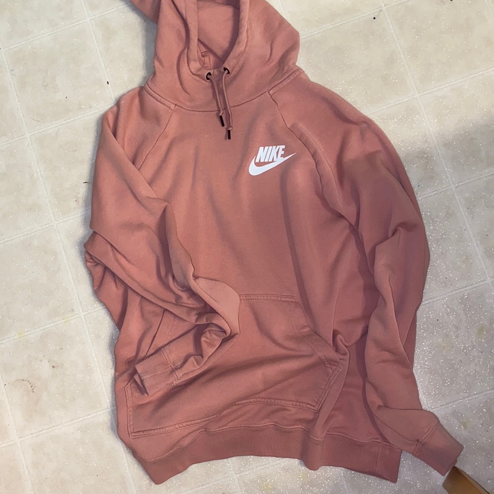 Pink Nike hoodie